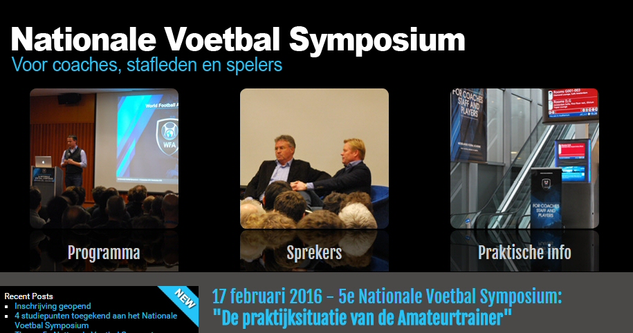 Nationaal Voetbal Symposium 17 februari
